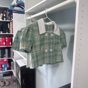 Suit, just like K-pop suit,JK.a top and a skirt